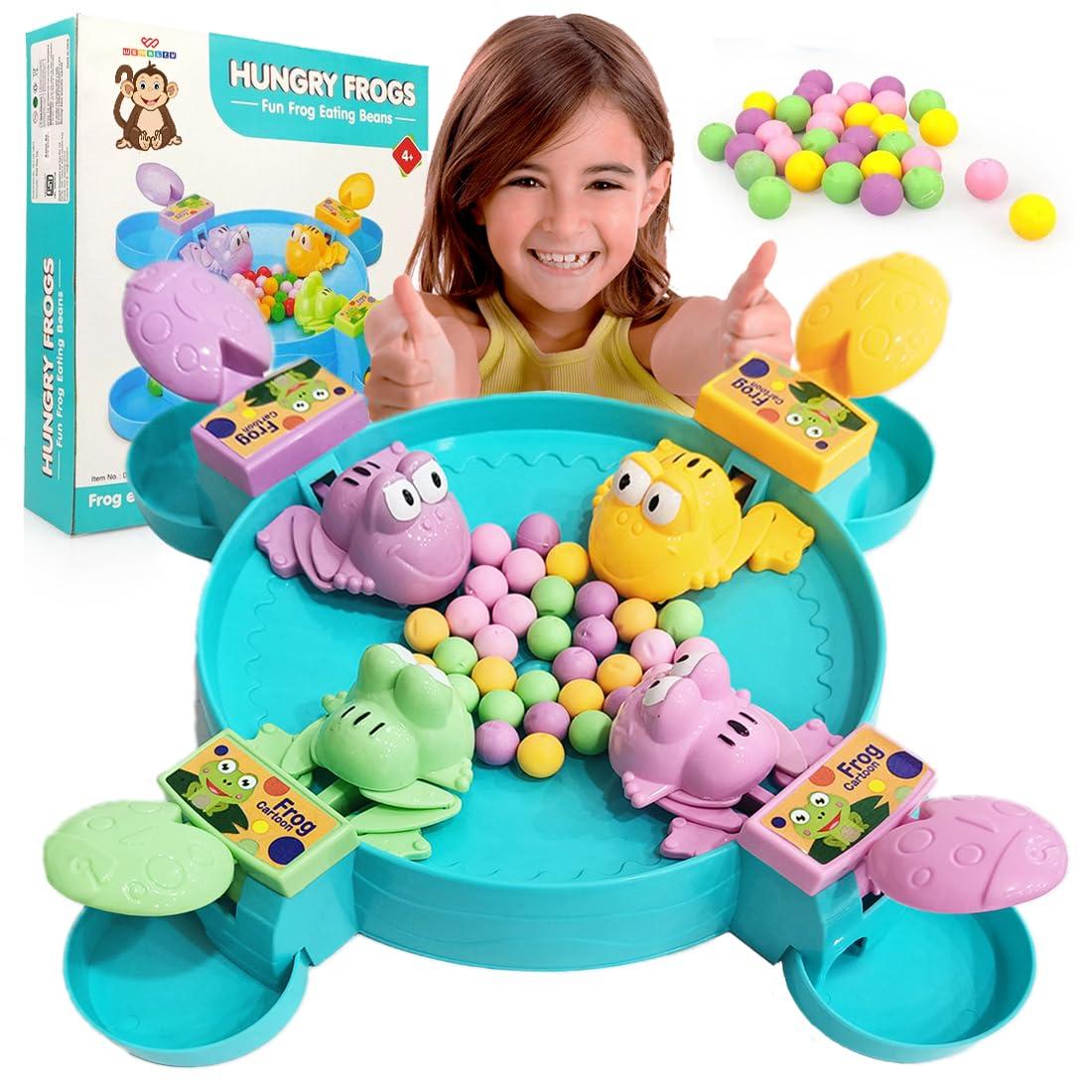 Hungry Frog Games Eating Beans Games | Indoor Games Interactive Game Toy of Family Board Games for Kids | Interactive Game Toys Multiplayer Game for 2 Player