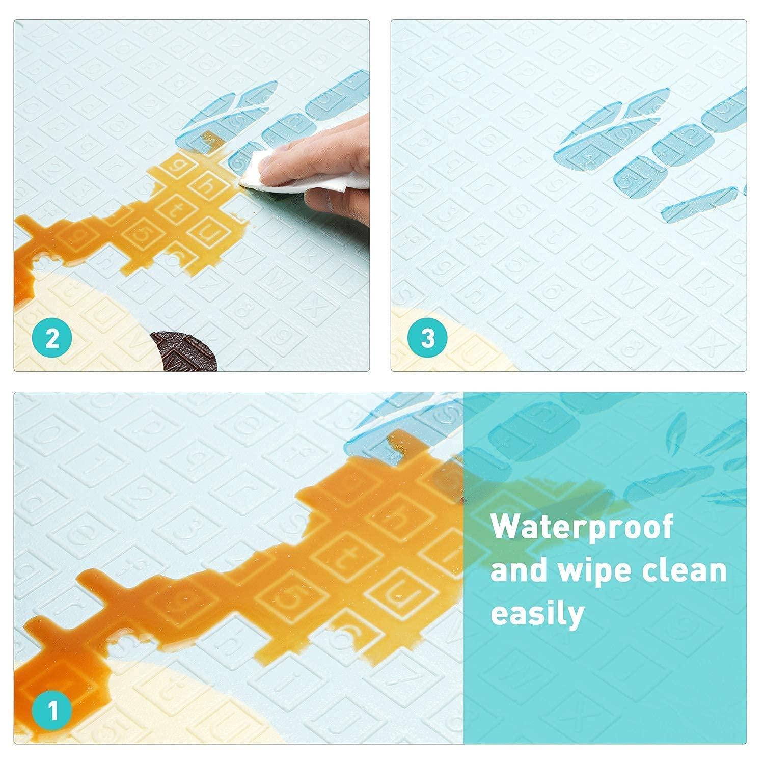 Double Sided Water Proof Extra Large Fordable Foam Baby Play Mat