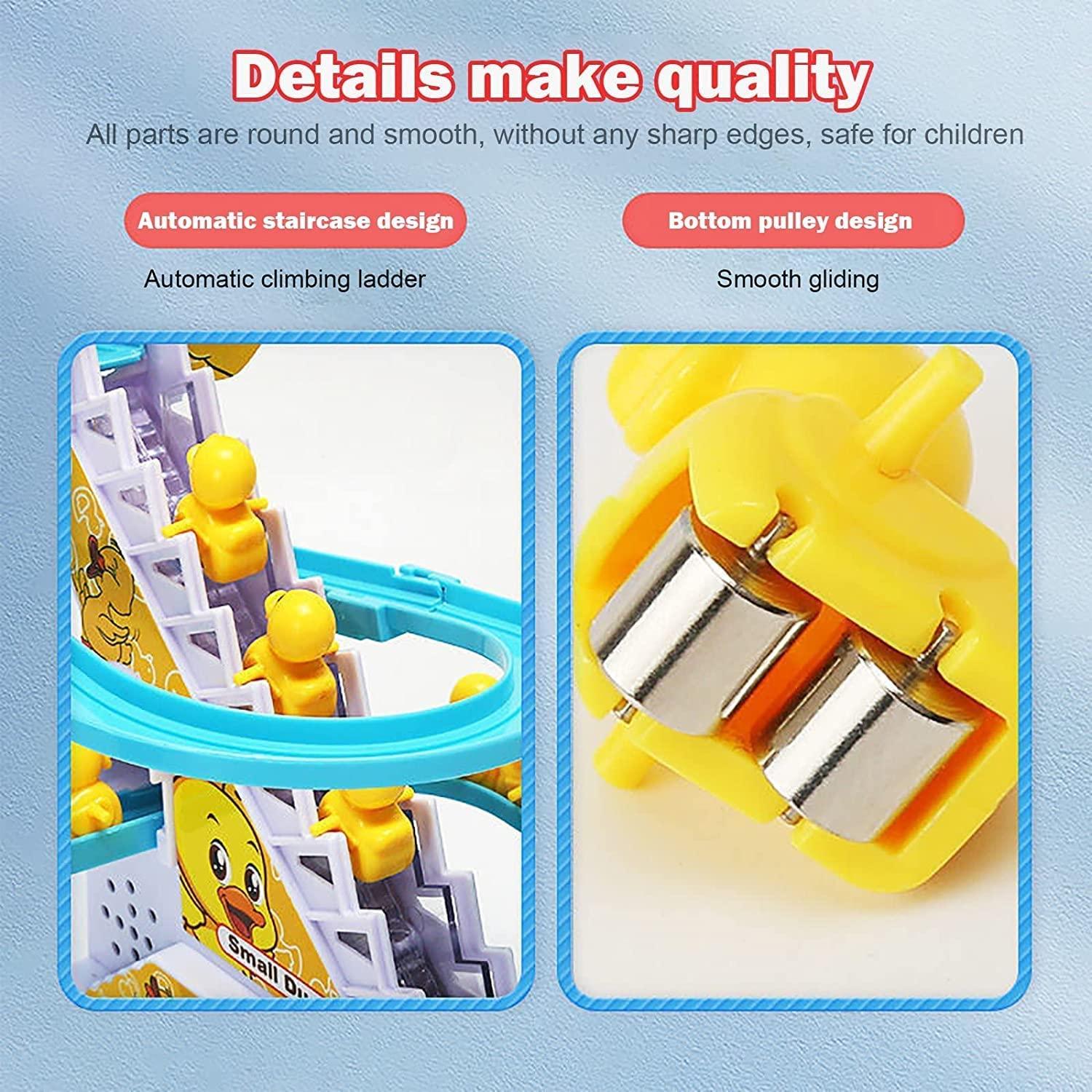 Small Musical Duck Track Set Toys For Kids With 3 Duck