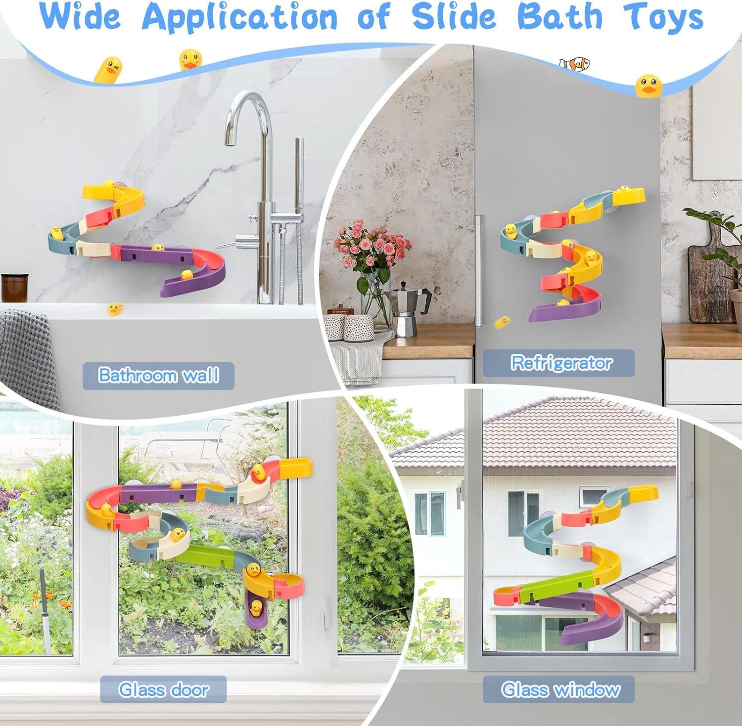 Fishing Game Toys with Slideway, Electronic Toy Fishing Set with Magnetic Pond, Learning Educational Toys