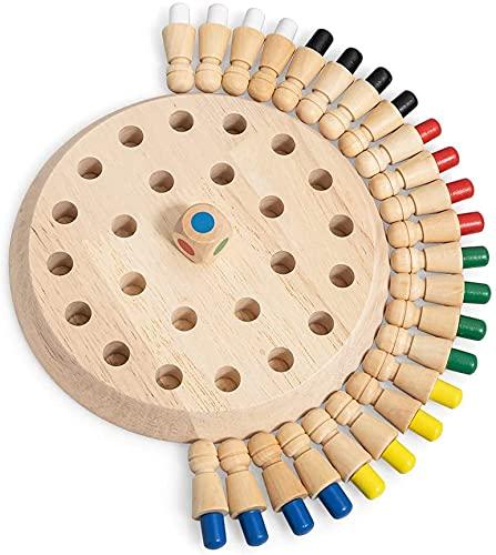 Matching Games, Wooden Memory Match Stick Chess Game, BLOWEST Colorful Memory Chess Game
