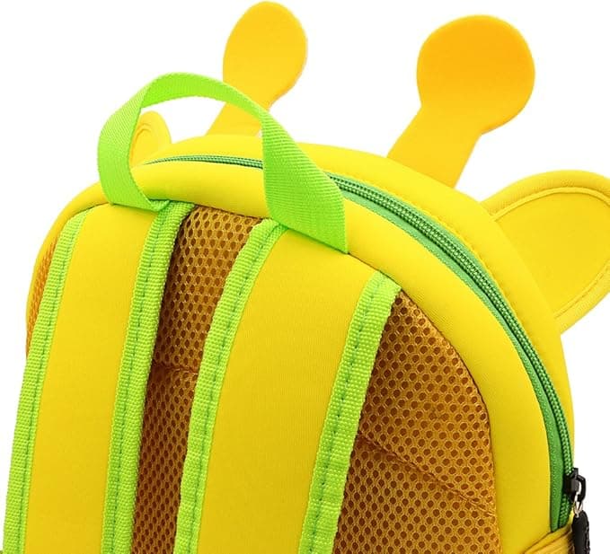 Giraffe Toddler Backpack Baby Boys Girls Kindergarten Pre School Bags Cute Neoprene Cartoon Backpacks for Kids — view 3