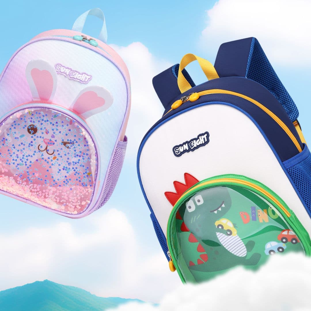 Kids School Bag For 3-6 Years Old Boys and Girls - Rabbit - Pink — view 2