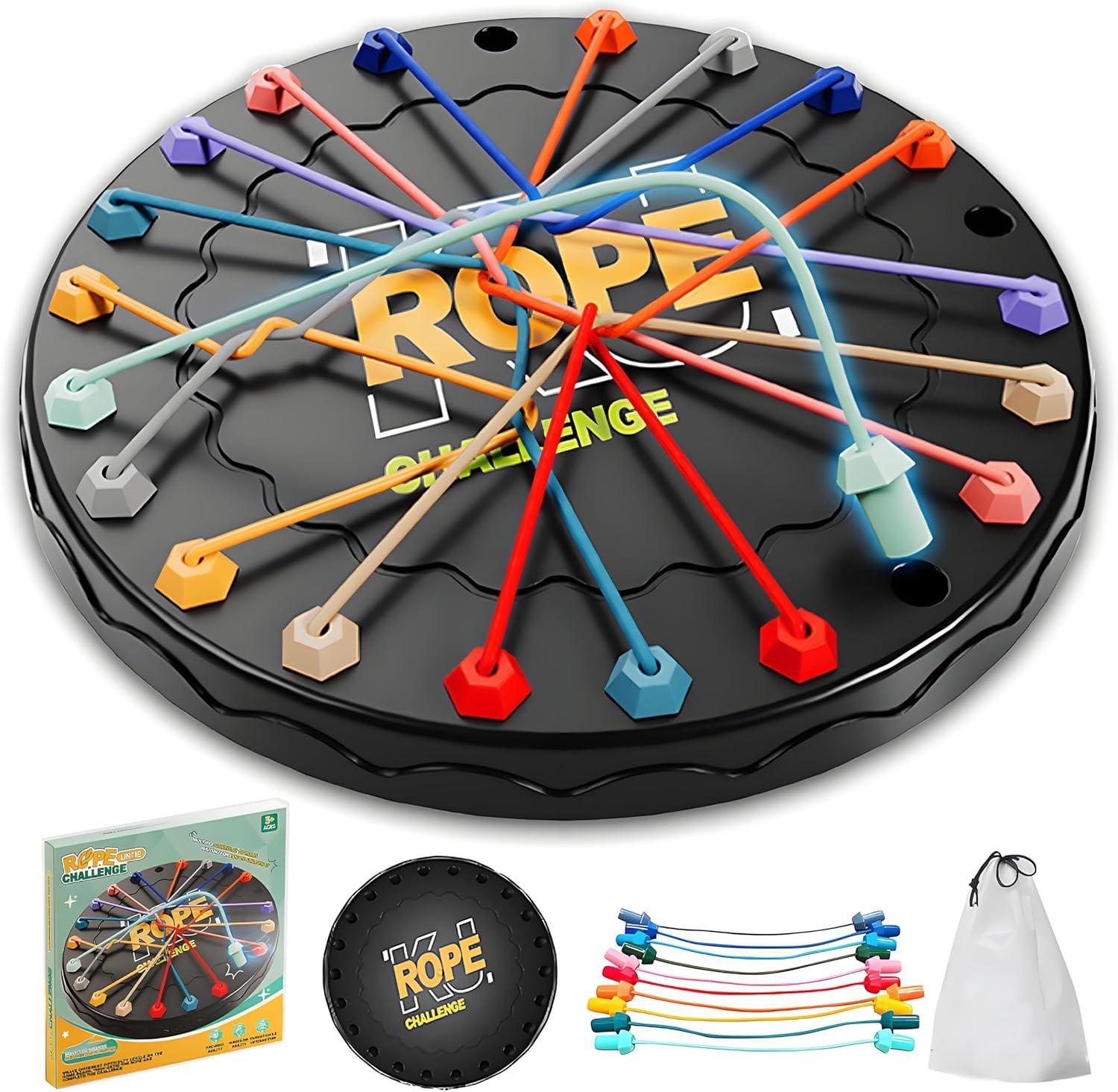Rope Untangle Toy for Kids | Sensory & Educational Puzzle Toy | Fun Knot Game for Boys & Girls | Develops Focus & Motor Skills | Social Mind Activity Toy | Ages 3+