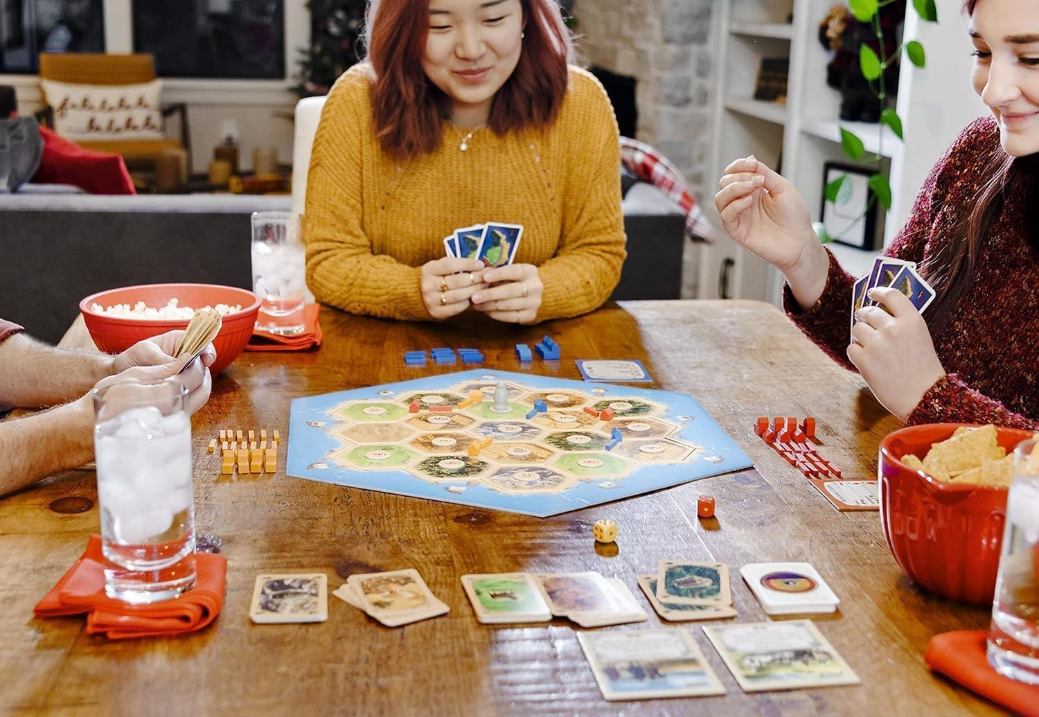 Catan Trade Build Settle Educational Board Game | Strategy & Resource Management Game for Family & Friends | Fun Learning Game for Kids & Adults | 3–4 Players, Ages 10+