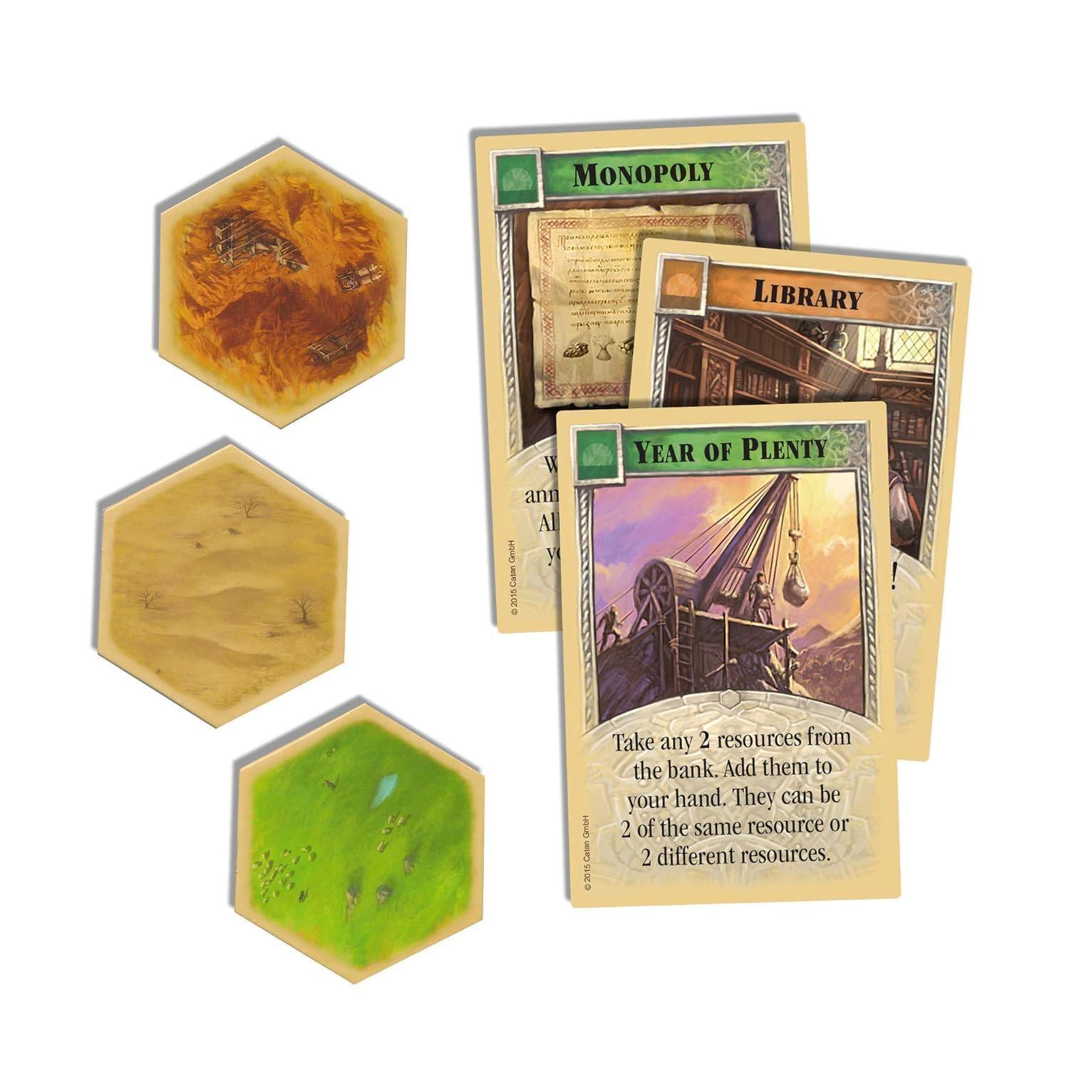 Catan Trade Build Settle Educational Board Game | Strategy & Resource Management Game for Family & Friends | Fun Learning Game for Kids & Adults | 3–4 Players, Ages 10+