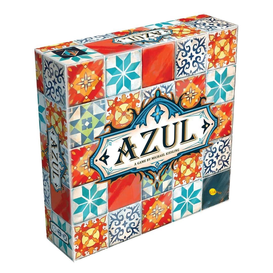 Kidoyz Azul Strategy Board Game | Mosaic Tile Placement Family Game | Fun Board Game for Kids & Adults | 2–4 Players | Ages 8+