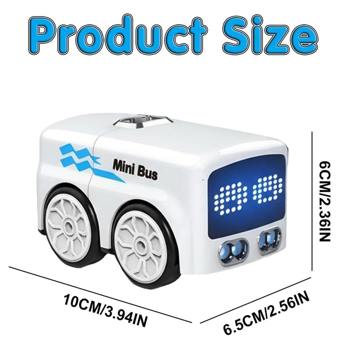 RC Car for Kids with LED Display, Smart Gesture Control, Mini Football Game Toy, Rechargeable Battery, Remote Control Vehicle — view 2